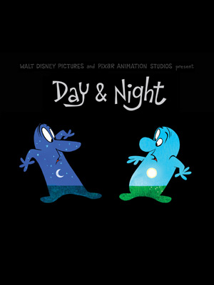 Affiche du court métrage Jour Nuit () de Teddy Newton. Voir Jour Nuit en streaming / torrent sur meilleurs-films.fr