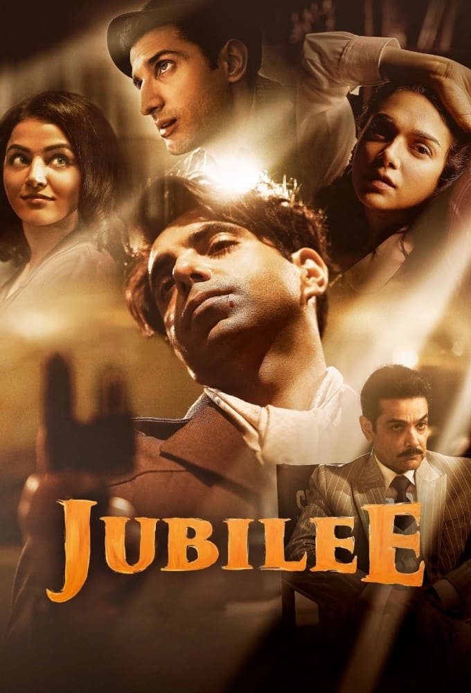 Affiche de la série Jubilee (2023) de Vikramaditya Motwane. Voir Jubilee en streaming / torrent sur meilleurs-films.fr