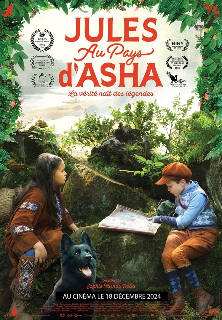 Affiche du film Jules au pays d’Asha (2024) de Sophie Farkas Bolla. Voir Jules au pays d’Asha en streaming / torrent sur meilleurs-films.fr