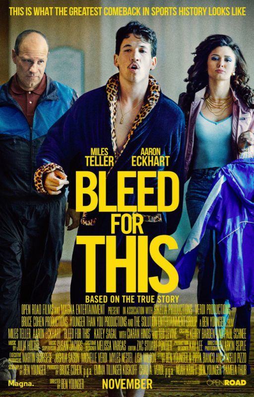 Affiche du film K.O. – Bleed For This (2016) de Ben Younger. Voir K.O. – Bleed For This en streaming / torrent sur meilleurs-films.fr