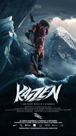 Affiche du film Kaizen – 1 an pour gravir l’Everest (2024) de Basile Monnot.