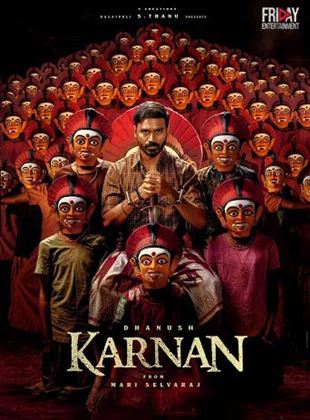 Affiche du film Karnan (2021) de Mari Selvaraj. Voir Karnan en streaming / torrent sur meilleurs-films.fr