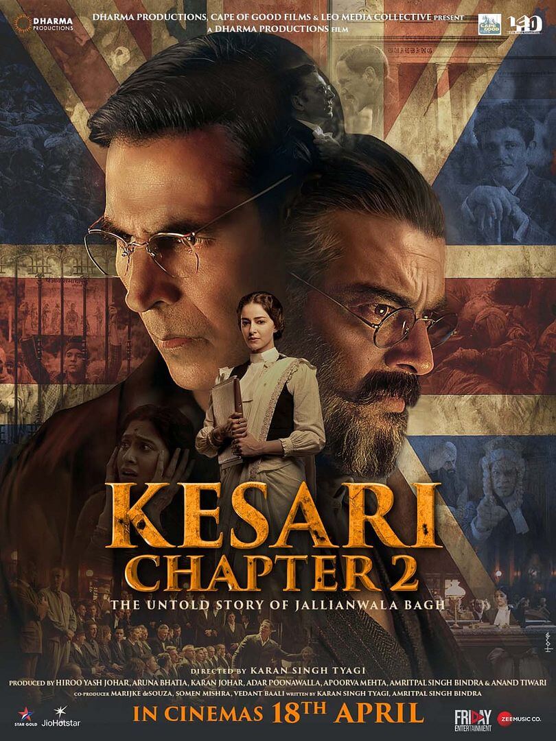 Affiche du film Kesari Chapter 2 (2025) de . Voir Kesari Chapter 2 en streaming / torrent sur meilleurs-films.fr