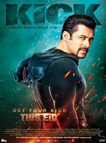 Affiche du film Kick (2014) de Sajid Nadiadwala. Voir Kick en streaming / torrent sur meilleurs-films.fr