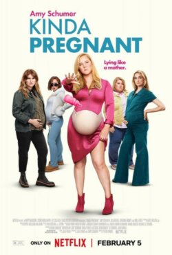 Affiche du film Kinda Pregnant (2024) de Tyler Spindel.