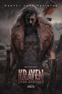 Affiche du film Kraven le Chasseur (2023) de J.C. Chandor.