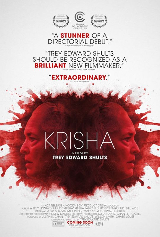 Affiche du film Krisha (2015) de Trey Edward Shults. Voir Krisha en streaming / torrent sur meilleurs-films.fr