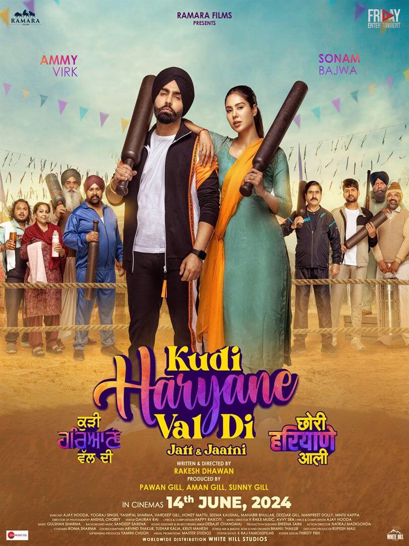 Affiche du film Kudi Haryane Val Di (2024) de Rakesh Dhawan. Voir Kudi Haryane Val Di en streaming / torrent sur meilleurs-films.fr