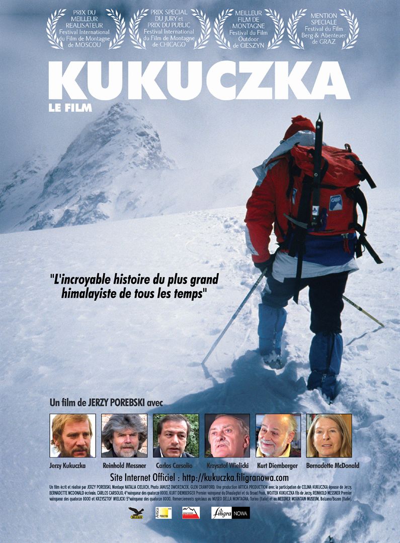 Affiche du court métrage Kukuczka (2011) de Jerzy Porebski. Voir Kukuczka en streaming / torrent sur meilleurs-films.fr