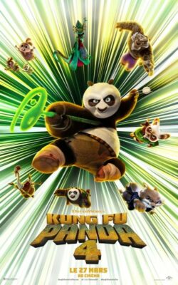 Affiche du film Kung Fu Panda 4 (2024) de Mike Mitchell (V) & Stephanie Stine.