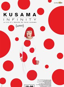 Affiche du film Kusama : Infinity (2018) de Heather Lenz. Voir Kusama : Infinity en streaming / torrent sur meilleurs-films.fr
