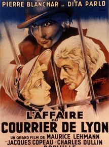 Affiche du film L’Affaire du courrier de Lyon (1937) de Claude Autant-Lara Affiche du film L’Affaire du courrier de Lyon (1937) de Claude Autant-Lara. Voir L’Affaire du courrier de Lyon en streaming / torrent sur meilleurs-films.fr