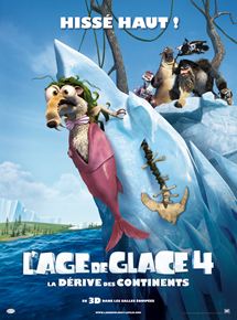Affiche du film L’Âge de glace : La dérive des continents (2012) de Steve Martino,Mike Thurmeier,. Voir L’Âge de glace : La dérive des continents en streaming / torrent sur meilleurs-films.fr