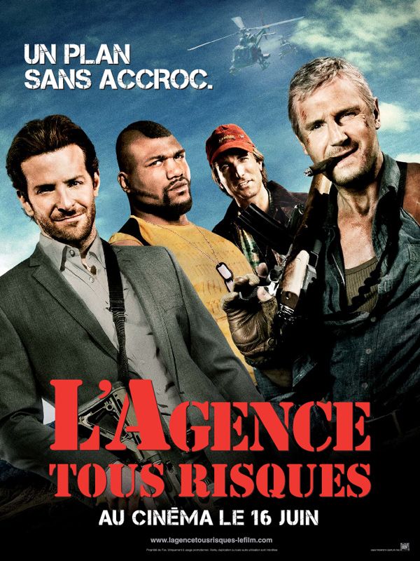 Affiche du film L’Agence tous risques (2010) de Joe Carnahan. Voir L’Agence tous risques en streaming / torrent sur meilleurs-films.fr