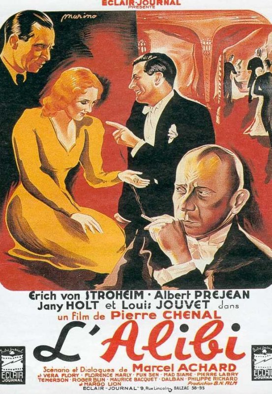 Affiche du film L’Alibi (1937) de Pierre Chenal Affiche du film L’Alibi (1937) de Pierre Chenal. Voir L’Alibi en streaming / torrent sur meilleurs-films.fr