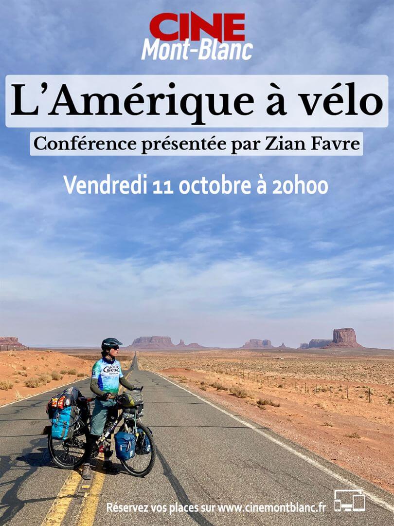 Affiche du film L’Amérique à vélo (2024) de Zian Favre. Voir L’Amérique à vélo en streaming / torrent sur meilleurs-films.fr