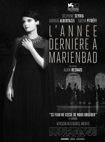 Affiche du film L’Année dernière à Marienbad (1961) de Alain Resnais. Voir L’Année dernière à Marienbad en streaming / torrent sur meilleurs-films.fr