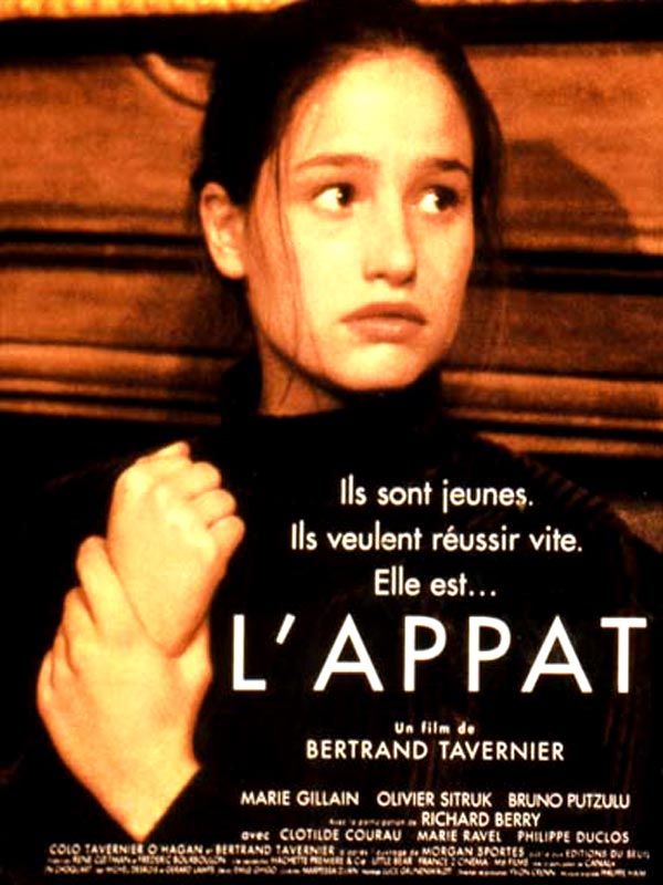 Affiche du film L’appât (1995) de Bertrand Tavernier Affiche du film L’appât (1995) de Bertrand Tavernier. Voir L’appât en streaming / torrent sur meilleurs-films.fr