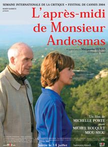 Affiche du film L’Après-midi de monsieur Andesmas (2004) de Michelle Porte. Voir L’Après-midi de monsieur Andesmas en streaming / torrent sur meilleurs-films.fr