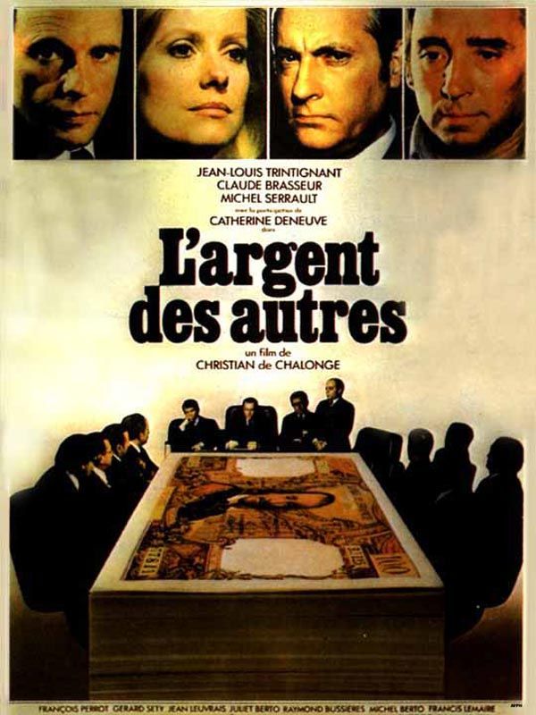 Affiche du film L’Argent des autres (1978) de Christian de Chalonge Affiche du film L’Argent des autres (1978) de Christian de Chalonge. Voir L’Argent des autres en streaming / torrent sur meilleurs-films.fr