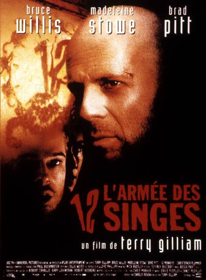 Affiche du film L’Armée des 12 singes (1995) de Terry Gilliam Affiche du film L’Armée des 12 singes (1995) de Terry Gilliam. Voir L’Armée des 12 singes en streaming / torrent sur meilleurs-films.fr