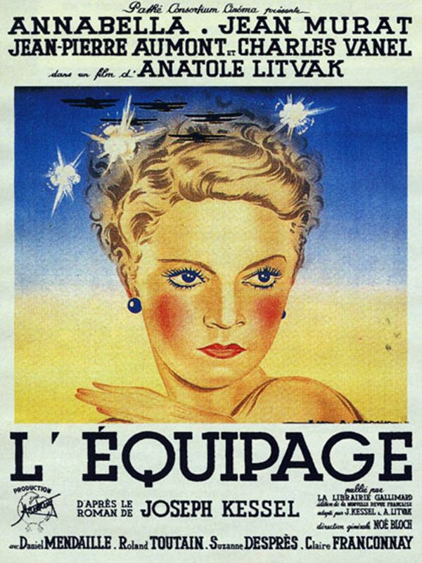 Affiche du film L’Equipage (1935) de Anatole Litvak. Voir L’Equipage en streaming / torrent sur meilleurs-films.fr
