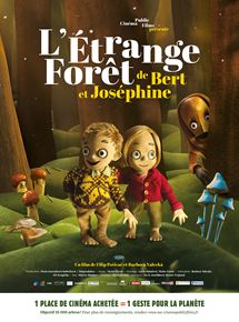 Affiche du film L’Étrange forêt de Bert et Joséphine (2017) de Filip Poivac,Barbora Valecká,. Voir L’Étrange forêt de Bert et Joséphine en streaming / torrent sur meilleurs-films.fr