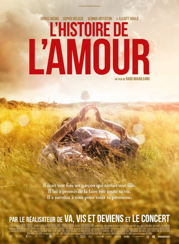 Affiche du film L’Histoire de l’Amour (2016) de Radu Mihaileanu. Voir L’Histoire de l’Amour en streaming / torrent sur meilleurs-films.fr
