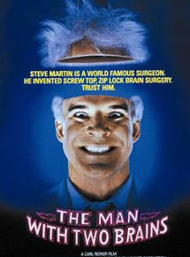Affiche du film L’Homme aux deux cerveaux (1983) de Carl Reiner. Voir L’Homme aux deux cerveaux en streaming / torrent sur meilleurs-films.fr