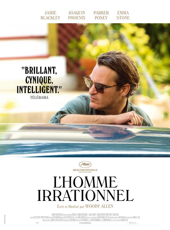 Affiche du film L’Homme irrationnel (2015) de Woody Allen. Voir L’Homme irrationnel en streaming / torrent sur meilleurs-films.fr
