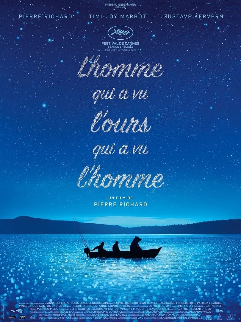 Affiche du film L’Homme qui a vu l’ours qui a vu l’homme (2025) de Pierre Richard. Voir L’Homme qui a vu l’ours qui a vu l’homme en streaming / torrent sur meilleurs-films.fr
