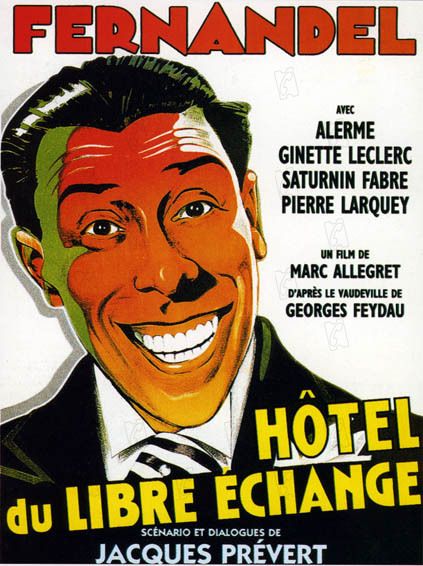 Affiche du film L’Hotel du libre-echange (1934) de Marc Allégret Affiche du film L’Hotel du libre-echange (1934) de Marc Allégret. Voir L’Hotel du libre-echange en streaming / torrent sur meilleurs-films.fr