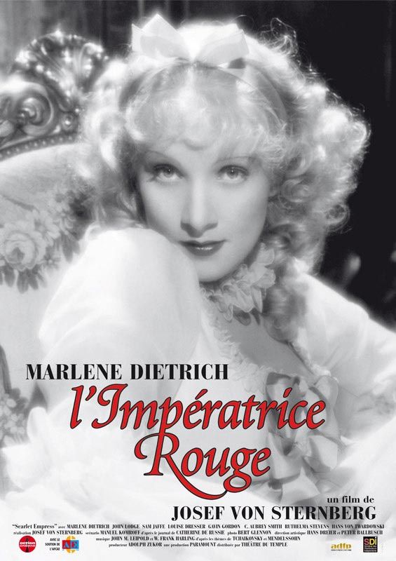 Affiche du film L’Impératrice rouge (1934) de Josef von Sternberg. Voir L’Impératrice rouge en streaming / torrent sur meilleurs-films.fr