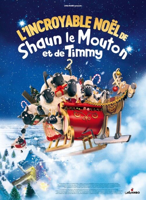 Affiche du court métrage L’Incroyable Noël de Shaun le mouton et de Timmy (2023) de David Scanlon. Voir L’Incroyable Noël de Shaun le mouton et de Timmy en streaming / torrent sur meilleurs-films.fr