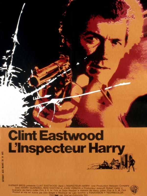 Affiche du film L’Inspecteur Harry (1971) de Don Siegel. Voir L’Inspecteur Harry en streaming / torrent sur meilleurs-films.fr