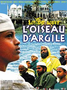 Affiche du film L’Oiseau d’argile (2001) de Tareque Masud. Voir L’Oiseau d’argile en streaming / torrent sur meilleurs-films.fr