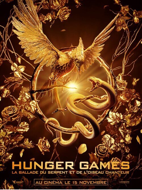 Affiche du film Hunger Games: la Ballade du serpent et de l’oiseau chanteur (2023) de Francis Lawrence. Voir Hunger Games: la Ballade du serpent et de l’oiseau chanteur en streaming / torrent sur meilleurs-films.fr
