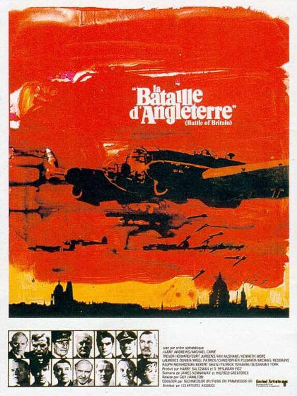 Affiche du film La Bataille d’Angleterre (1969) de Guy Hamilton. Voir La Bataille d’Angleterre en streaming / torrent sur meilleurs-films.fr