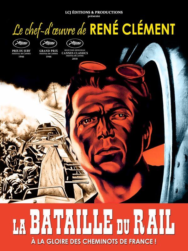 Affiche du film La Bataille du Rail (1945) de René Clément. Voir La Bataille du Rail en streaming / torrent sur meilleurs-films.fr