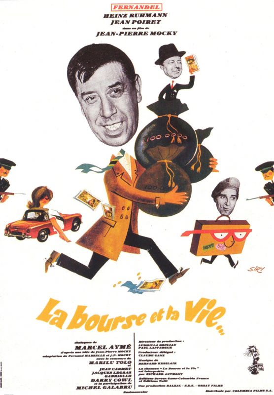 Affiche du film La Bourse et la Vie (1966) de Jean-Pierre Mocky Affiche du film La Bourse et la Vie (1966) de Jean-Pierre Mocky. Voir La Bourse et la Vie en streaming / torrent sur meilleurs-films.fr