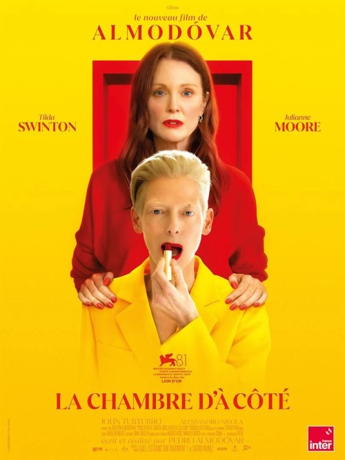 Affiche du film La Chambre d’à côté (2025) de Pedro Almodóvar Affiche du film La Chambre d’à côté (2025) de Pedro Almodóvar. Voir La Chambre d’à côté en streaming / torrent sur meilleurs-films.fr