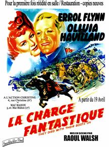 Affiche du film La Charge fantastique (1941) de Raoul Walsh. Voir La Charge fantastique en streaming / torrent sur meilleurs-films.fr