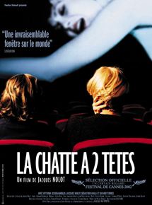 Affiche du film La Chatte à deux têtes (2002) de Jacques Nolot. Voir La Chatte à deux têtes en streaming / torrent sur meilleurs-films.fr