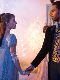 Affiche de la série La chronique des Bridgertone – saison 1 (2020) de Chris Van Dusen & Shonda Rhimes.