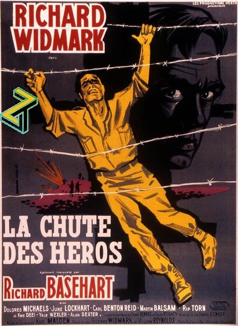 Affiche du film La Chute des héros (1957) de Karl Malden. Voir La Chute des héros en streaming / torrent sur meilleurs-films.fr