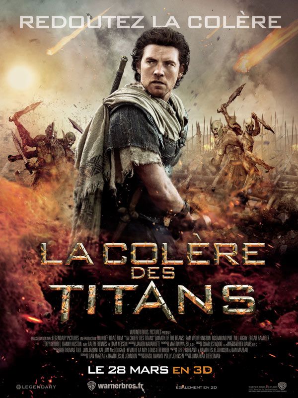 Affiche du film La Colère des Titans (2012) de Jonathan Liebesman. Voir La Colère des Titans en streaming / torrent sur meilleurs-films.fr