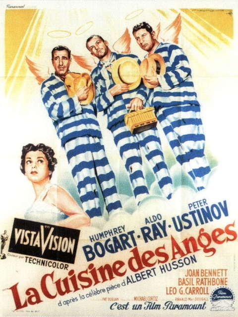 Affiche du film La Cuisine des anges (1955) de Michael Curtiz. Voir La Cuisine des anges en streaming / torrent sur meilleurs-films.fr