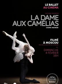 Affiche du film La Dame aux camélias (Bolchoï-Pathé Live) (2015) de John Neumeier. Voir La Dame aux camélias (Bolchoï-Pathé Live) en streaming / torrent sur meilleurs-films.fr