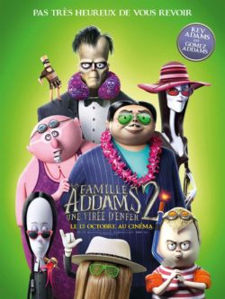 Affiche du film d'animation La Famille Addams 2 (2021) de Conrad Vernon & Greg Tiernan.