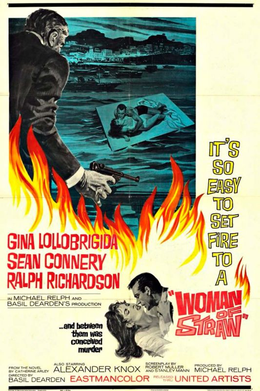 Affiche du film La Femme de paille (1964) de Basil Dearden. Voir La Femme de paille en streaming / torrent sur meilleurs-films.fr